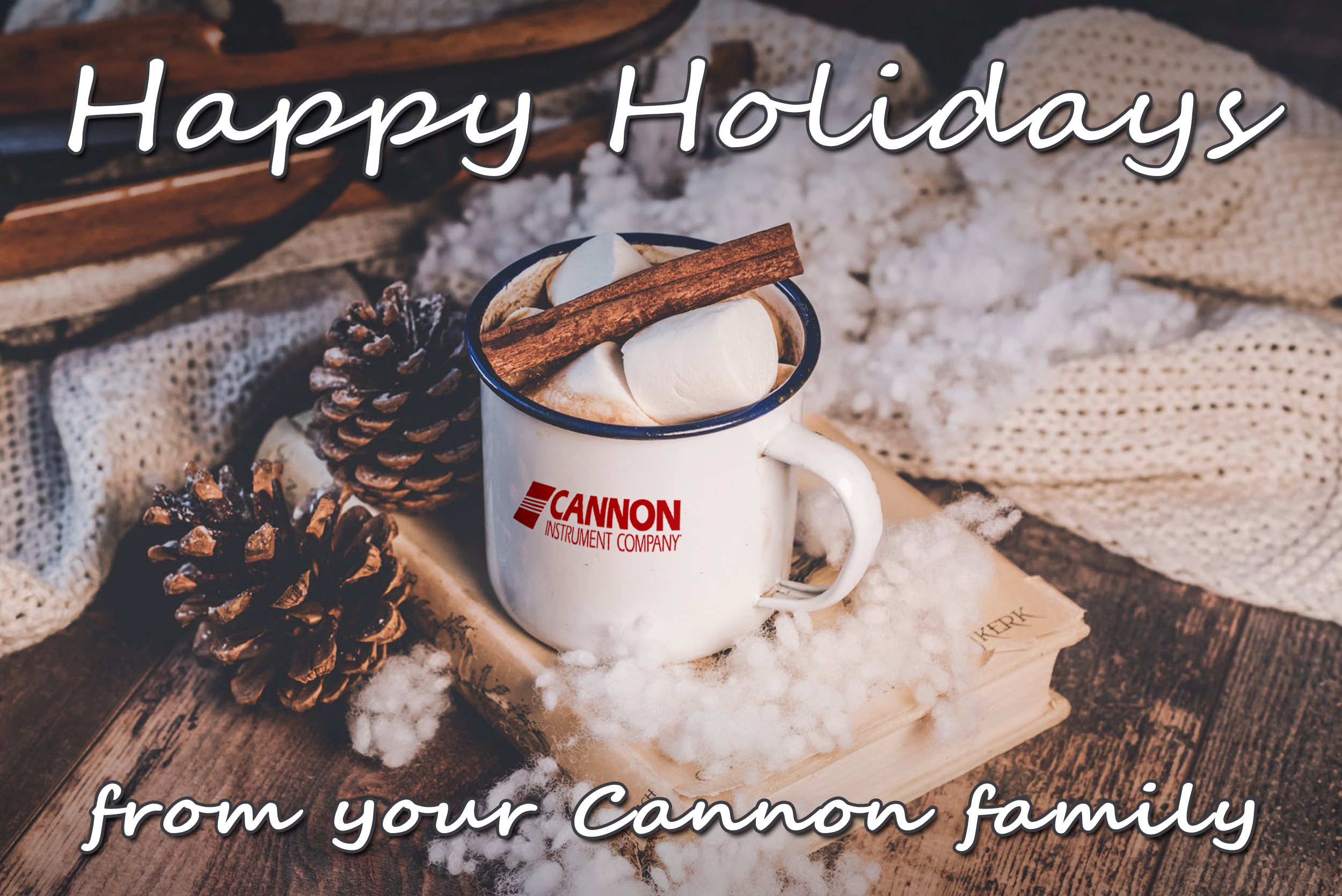 Cannon Happy Holidays card