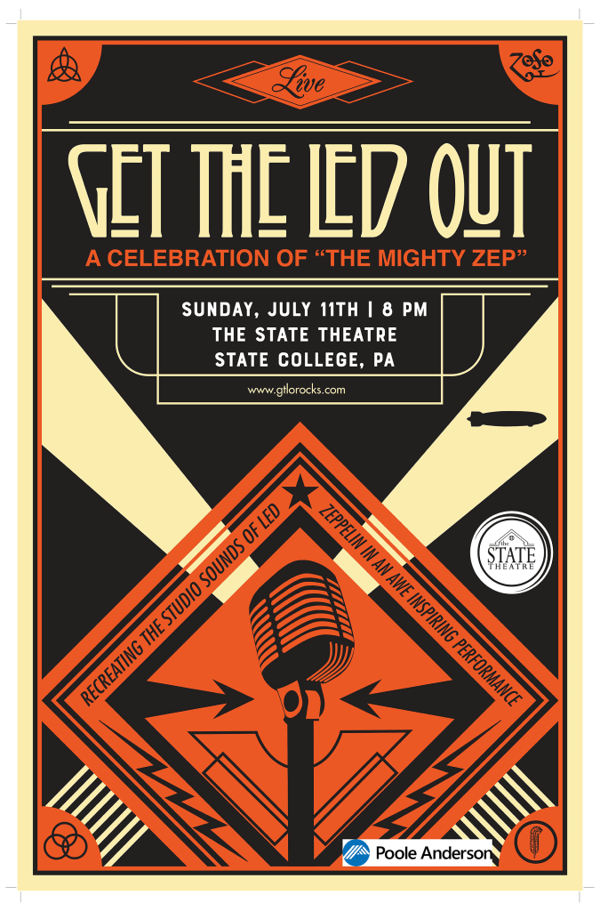 Get the Led Out marquee poster