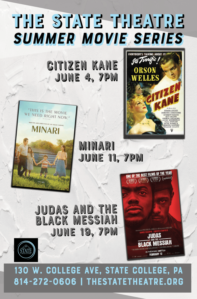 Summer movie series marquee